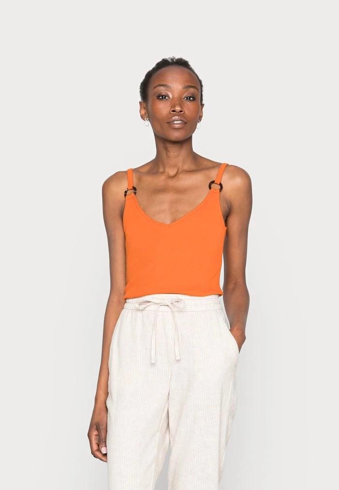 T-Shirt ANNA FIELD Anna Field Top Orange Femme | YJA-2581729